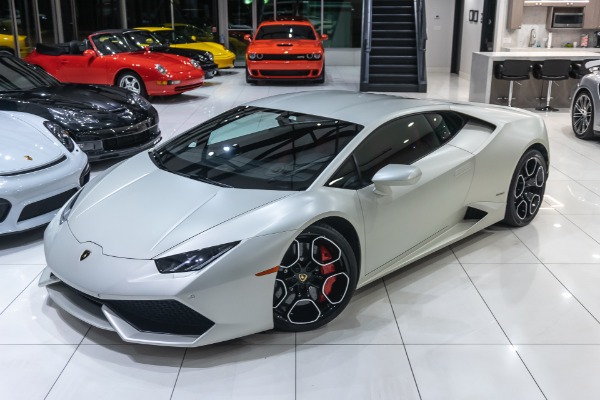 Used 2015 Lamborghini Huracan LP 610-4 MSRP $296K+ *BIANCO CANOPUS $14K OPTION* for sale Sold at Chicago Motor Cars in West Chicago IL 60185 6