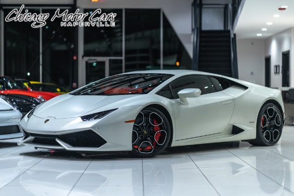 Used 2015 Lamborghini Huracan LP 610-4 MSRP $296K+ *BIANCO CANOPUS $14K OPTION* for sale Sold at Chicago Motor Cars in West Chicago IL 60185 1