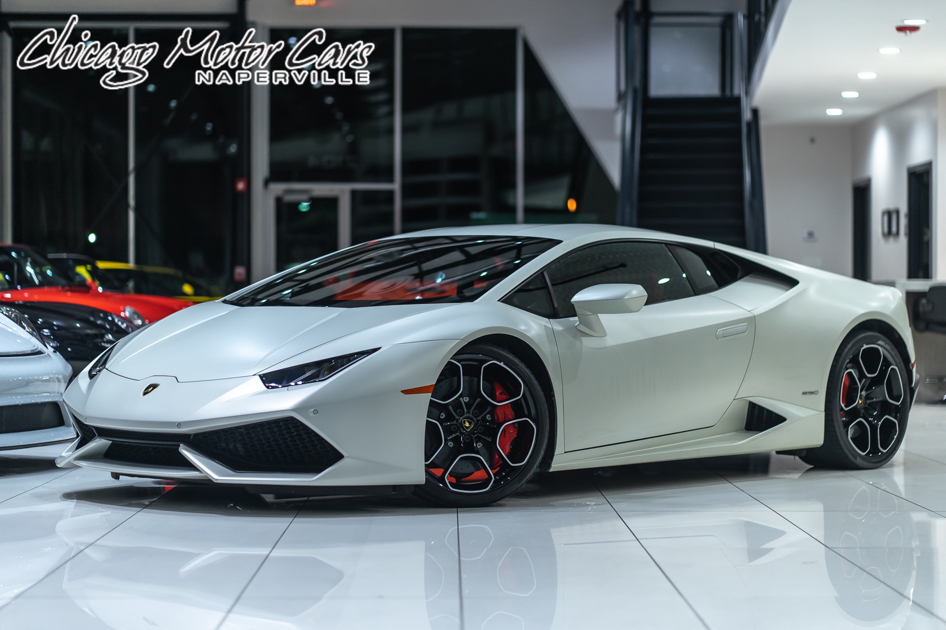 Used 2015 Lamborghini Huracan LP 610-4 MSRP $296K+ *BIANCO CANOPUS $14K OPTION* for sale Sold at Chicago Motor Cars in West Chicago IL 60185 1