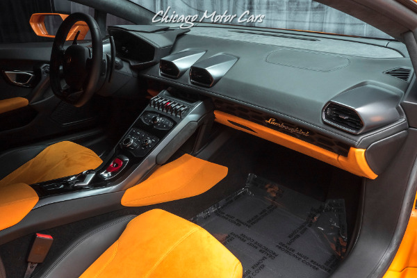 Used-2015-Lamborghini-Huracan-LP610-4-Coupe-Pearl-Orange-ONLY-6k-Miles-UPGRADES-