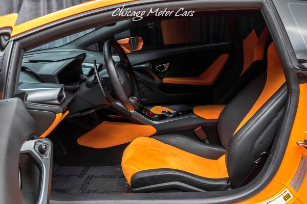 Used-2015-Lamborghini-Huracan-LP610-4-Coupe-Pearl-Orange-ONLY-6k-Miles-UPGRADES-