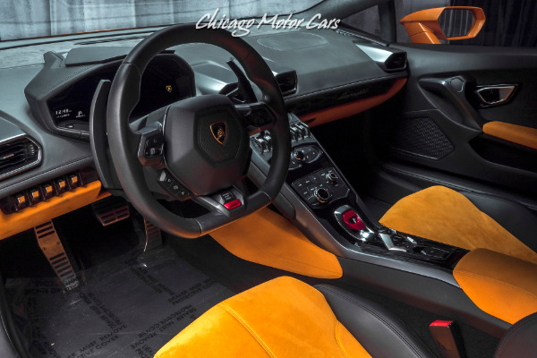 Used-2015-Lamborghini-Huracan-LP610-4-Coupe-Pearl-Orange-ONLY-6k-Miles-UPGRADES-