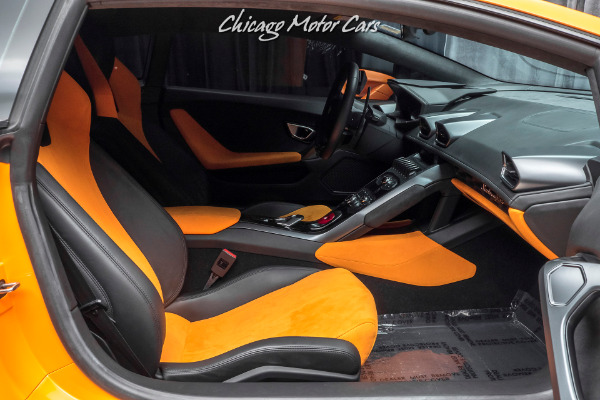 Used-2015-Lamborghini-Huracan-LP610-4-Coupe-Pearl-Orange-ONLY-6k-Miles-UPGRADES-