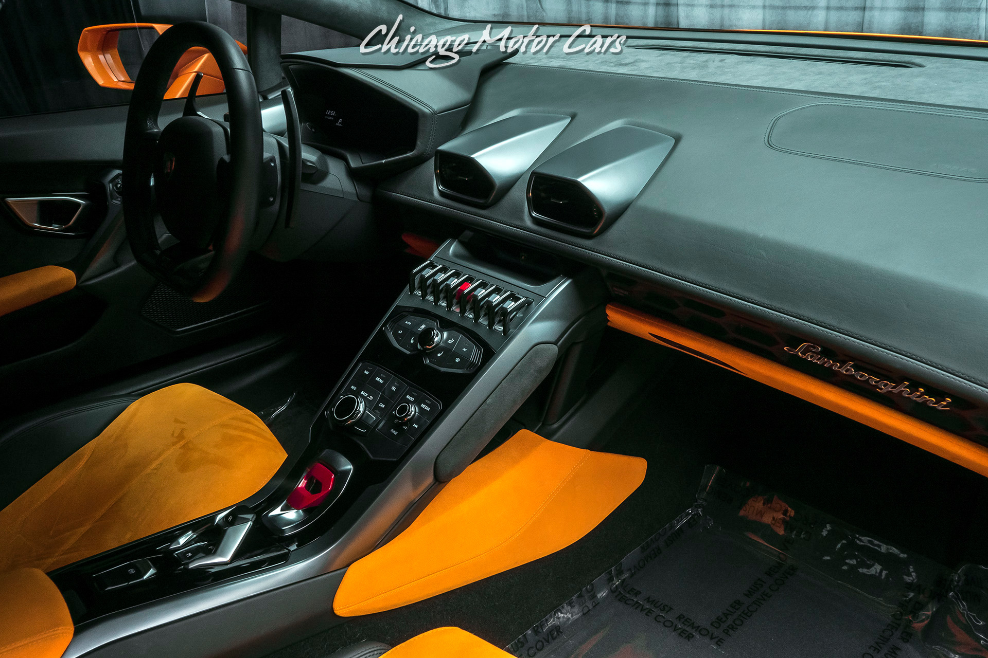 Used-2015-Lamborghini-Huracan-LP610-4-Coupe-Pearl-Orange-ONLY-6k-Miles-UPGRADES-