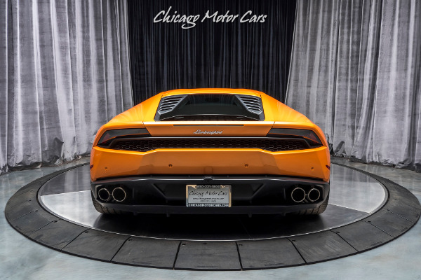Used 2015 Lamborghini Huracan LP610-4 Coupe Pearl Orange ONLY 6k Miles! UPGRADES $$ for sale Sold at Chicago Motor Cars in West Chicago IL 60185 4