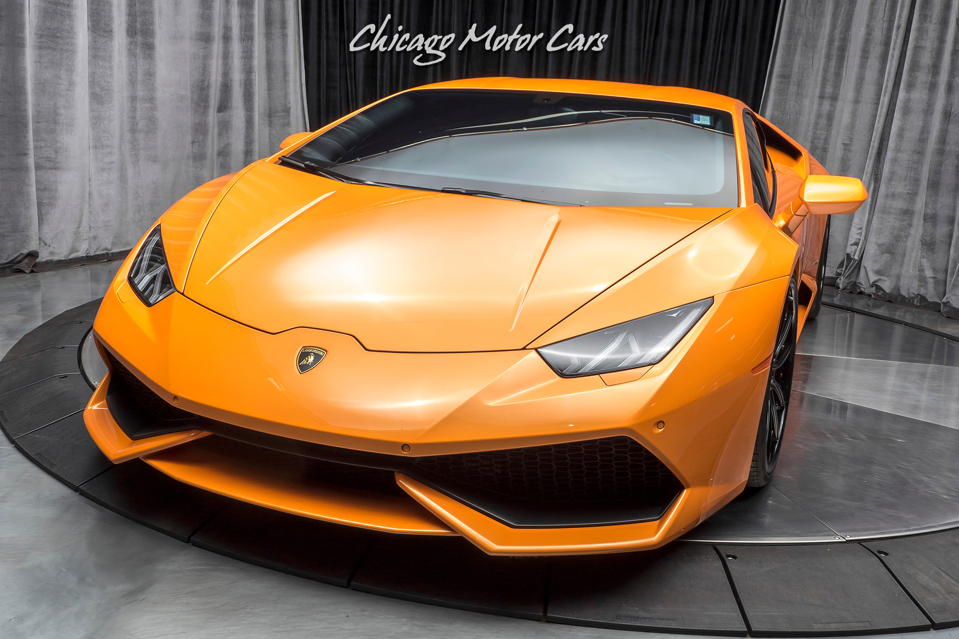 Used-2015-Lamborghini-Huracan-LP610-4-Coupe-Pearl-Orange-ONLY-6k-Miles-UPGRADES-