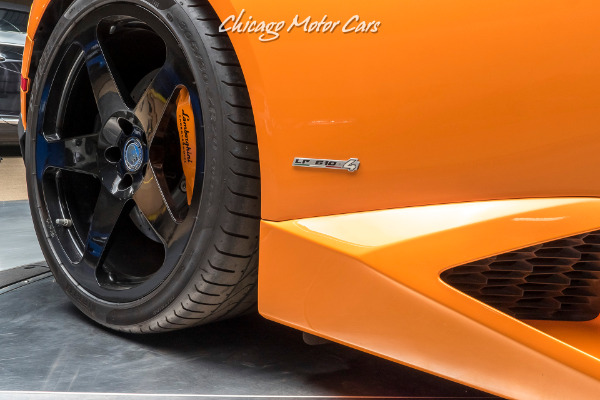 Used-2015-Lamborghini-Huracan-LP610-4-Coupe-Pearl-Orange-ONLY-6k-Miles-UPGRADES-