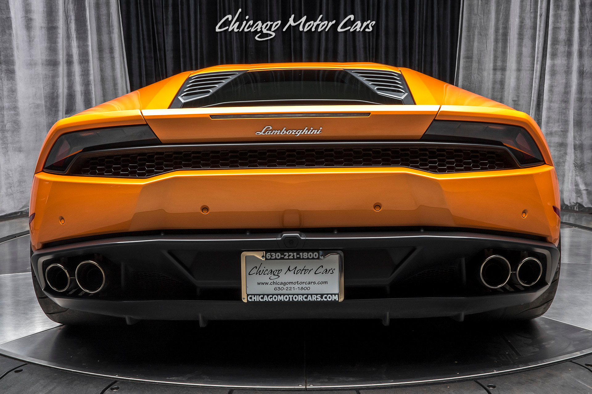 Used-2015-Lamborghini-Huracan-LP610-4-Coupe-Pearl-Orange-ONLY-6k-Miles-UPGRADES-