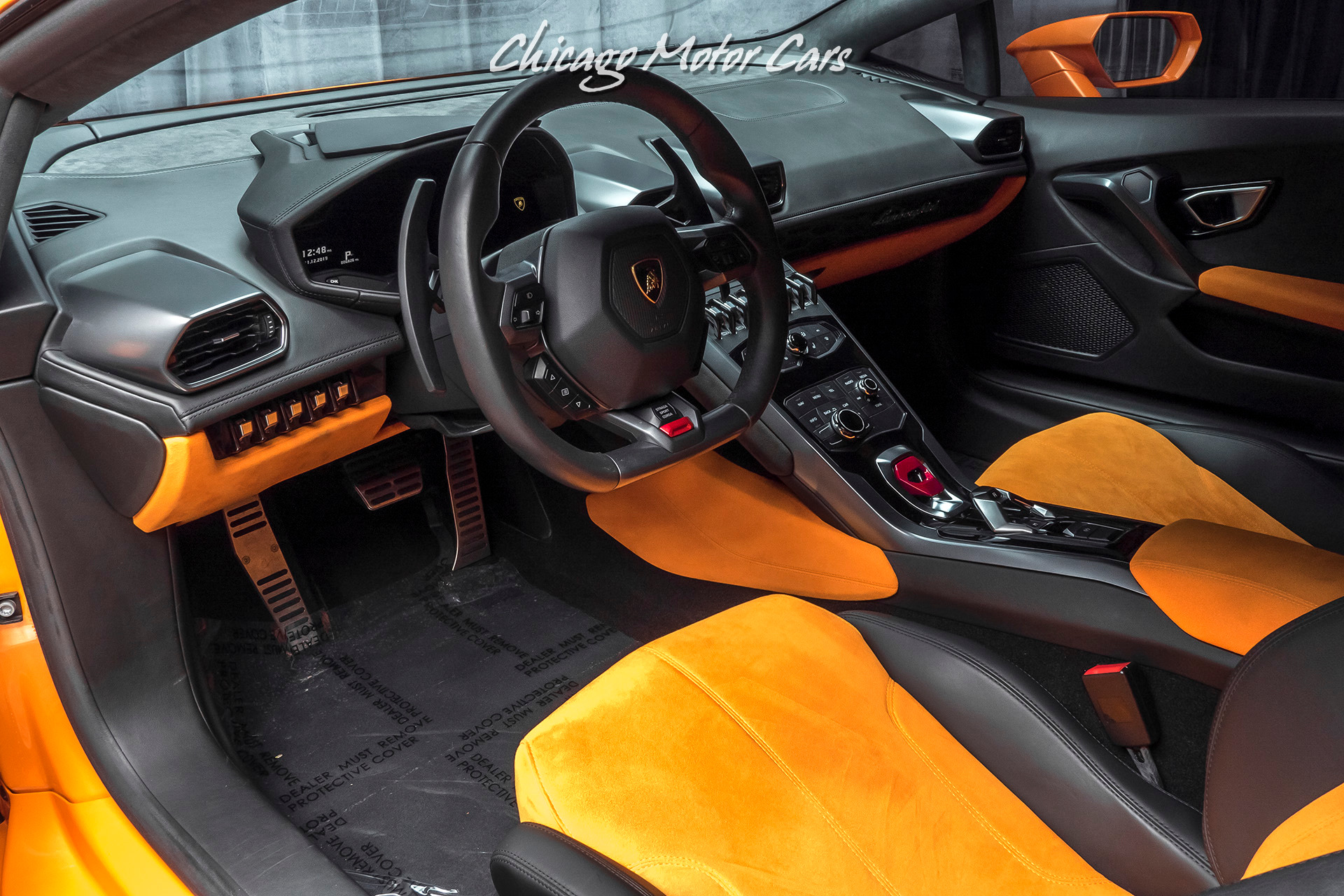 Used-2015-Lamborghini-Huracan-LP610-4-Coupe-Pearl-Orange-ONLY-6k-Miles-UPGRADES-