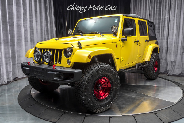 Used 2015 Jeep Wrangler Unlimited Wrangler Unlimited X 4X4 SUV + LOADED WITH UPGRADES! LIFT KIT! for sale Sold at Chicago Motor Cars in West Chicago IL 60185 2