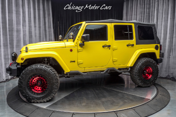 Used 2015 Jeep Wrangler Unlimited Wrangler Unlimited X 4X4 SUV + LOADED WITH UPGRADES! LIFT KIT! for sale Sold at Chicago Motor Cars in West Chicago IL 60185 1