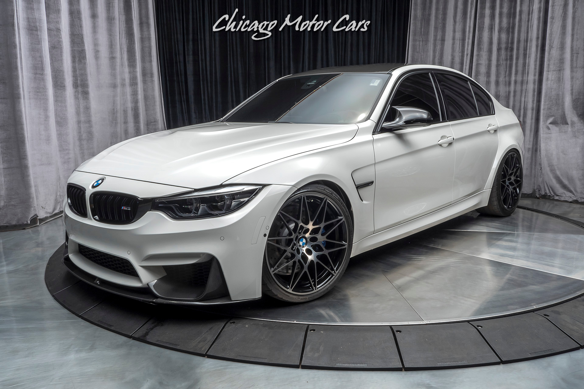 Used 18 Bmw M3 Competition Sedan Msrp k Upgrades Loaded Carbon Fiber For Sale Special Pricing Chicago Motor Cars Stock