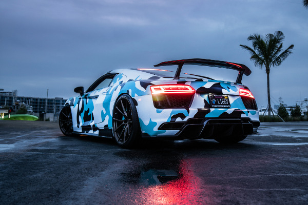 Used 2017 Audi R8 R8 5.2 quattro V10 Coupe 1016 Industries Aerokit CARBON $60k+ in UPGRADEs for sale Sold at Chicago Motor Cars in West Chicago IL 60185 4