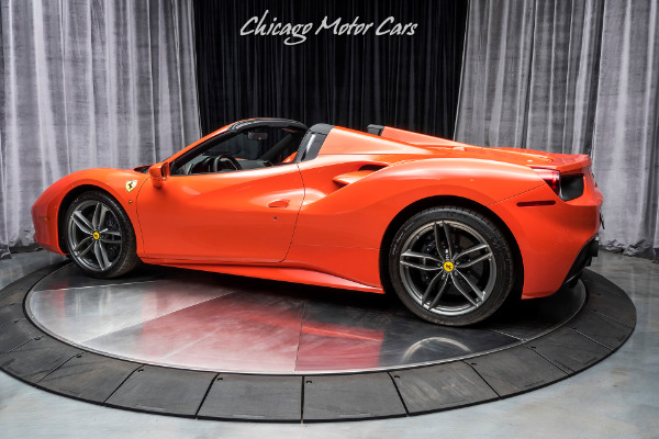 Used 2019 Ferrari 488 Spider Convertible $353k+ MSRP Only 250 Miles! Rosso Dino for sale Sold at Chicago Motor Cars in West Chicago IL 60185 3