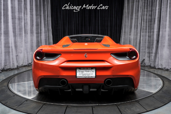 Used 2019 Ferrari 488 Spider Convertible $353k+ MSRP Only 250 Miles! Rosso Dino for sale Sold at Chicago Motor Cars in West Chicago IL 60185 4