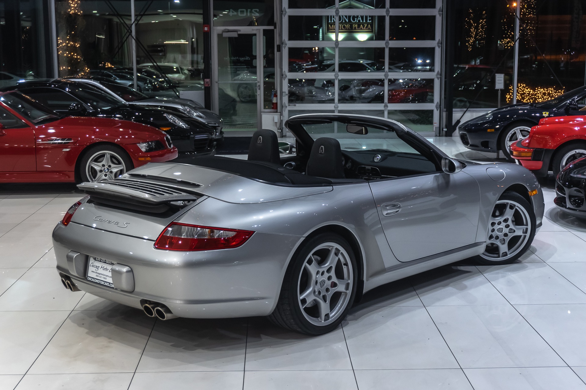 Used-2006-Porsche-Carrera-S-Cabriolet-6-Speed-Sport-Chrono-Bose-Only-13k-Miles