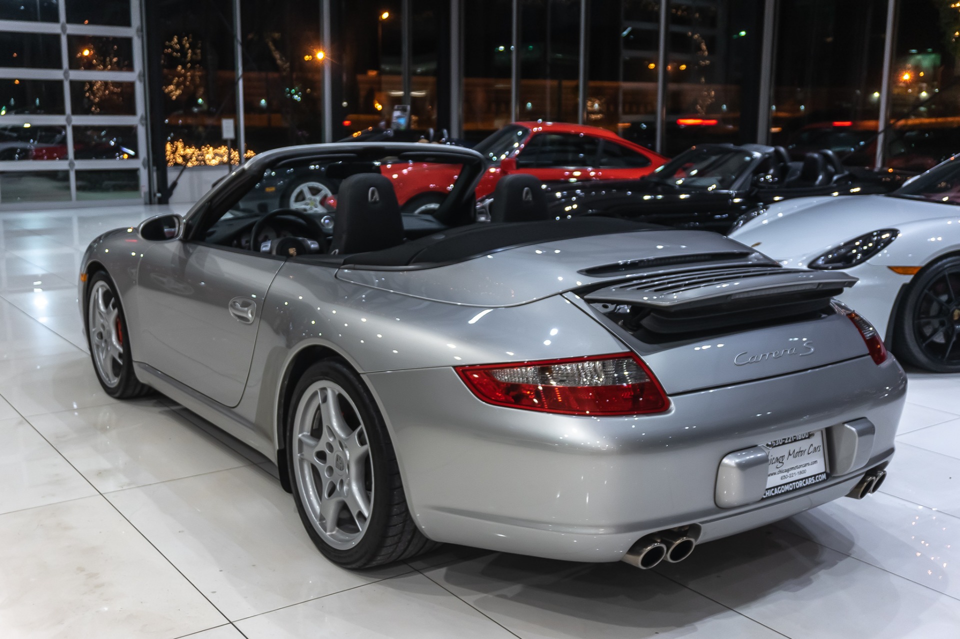 Used-2006-Porsche-Carrera-S-Cabriolet-6-Speed-Sport-Chrono-Bose-Only-13k-Miles