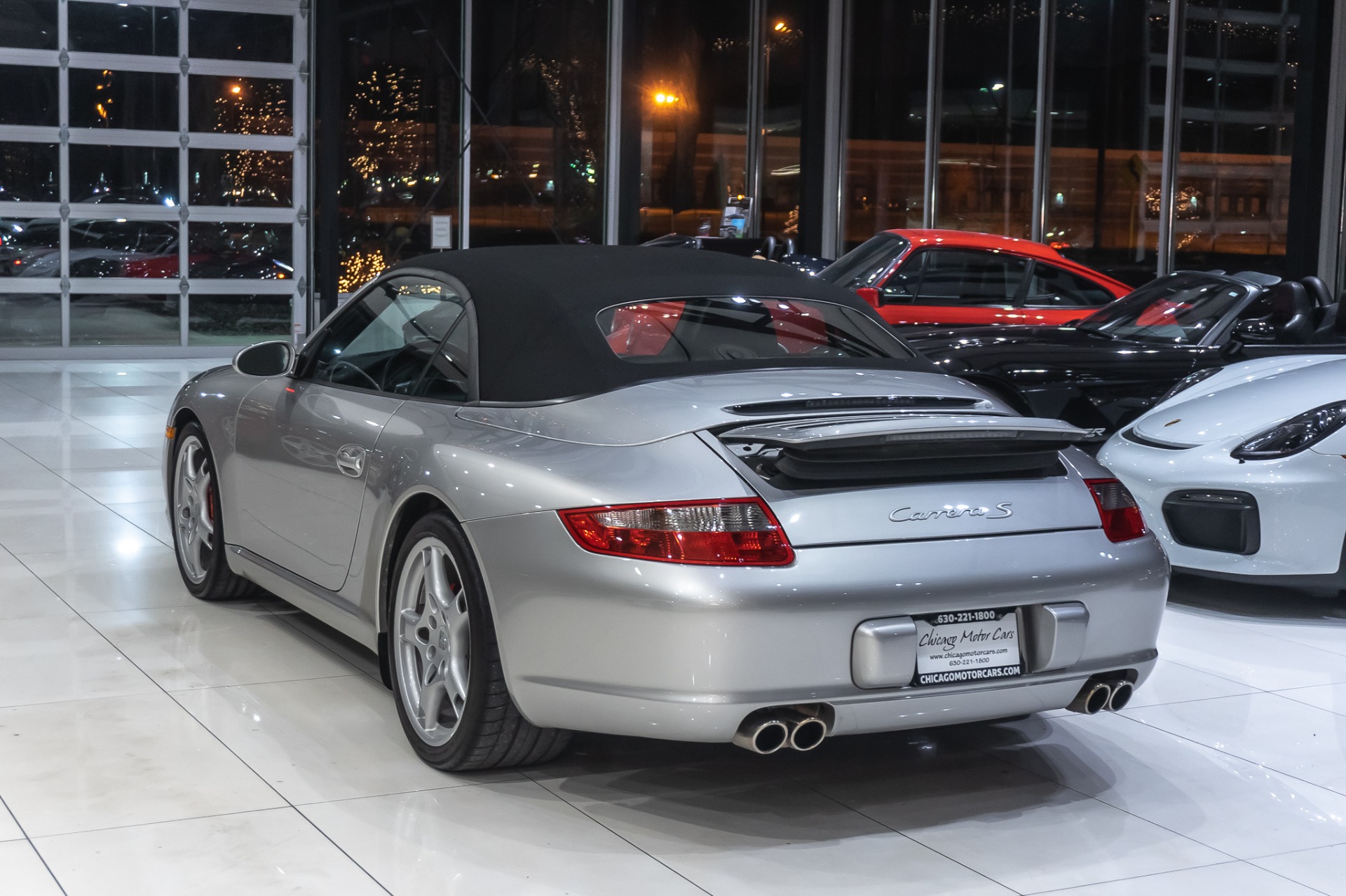 Used-2006-Porsche-Carrera-S-Cabriolet-6-Speed-Sport-Chrono-Bose-Only-13k-Miles