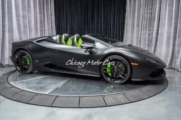 Used 2017 Lamborghini Huracan LP610-4 Spyder Original MSRP $301,445+ LOADED AWD Stunning! for sale Sold at Chicago Motor Cars in West Chicago IL 60185 6
