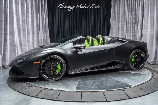 Used 2017 Lamborghini Huracan LP610-4 Spyder Original MSRP $301,445+ LOADED AWD Stunning! for sale Sold at Chicago Motor Cars in West Chicago IL 60185 1