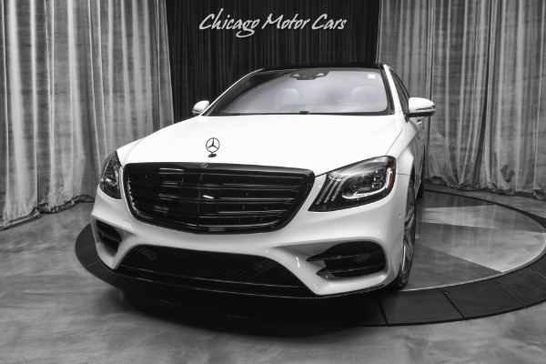 Used 2019 Mercedes-Benz S560 4Matic Sedan AMG Sport Line P1 Premium Package Original MSRP $122K+ LOADED for sale Sold at Chicago Motor Cars in West Chicago IL 60185 2