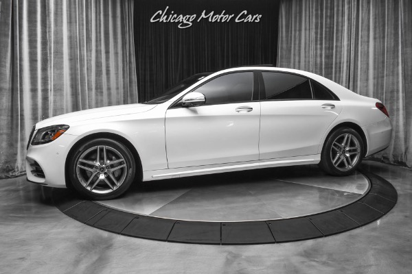 Used 2019 Mercedes-Benz S560 4Matic Sedan AMG Sport Line P1 Premium Package Original MSRP $122K+ LOADED for sale Sold at Chicago Motor Cars in West Chicago IL 60185 1