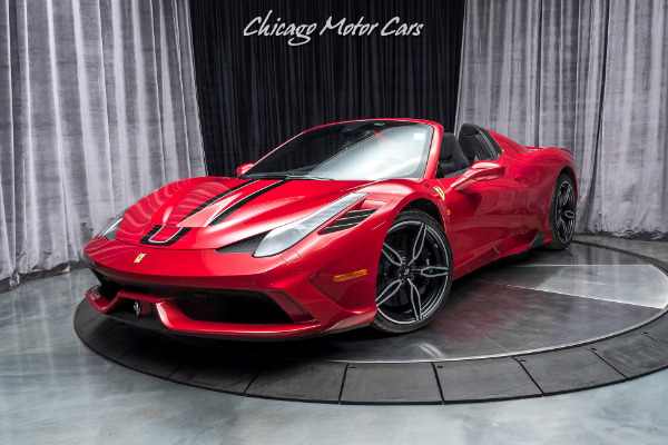 Used 2015 Ferrari 458 Speciale Aperta 1 of 499 PRODUCED WORLD WIDE! HIGHLY EXCLUSIVE! for sale Sold at Chicago Motor Cars in West Chicago IL 60185 2