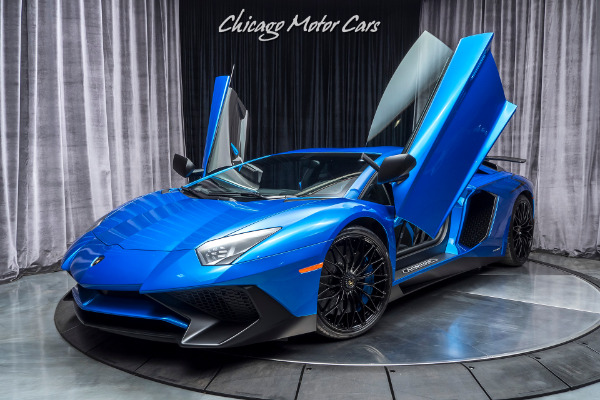 Used 2016 Lamborghini Aventador LP825-4 SV Coupe **RARE!** FACTORY POWER PACKAGE & RACING EXHAUST! for sale Sold at Chicago Motor Cars in West Chicago IL 60185 3