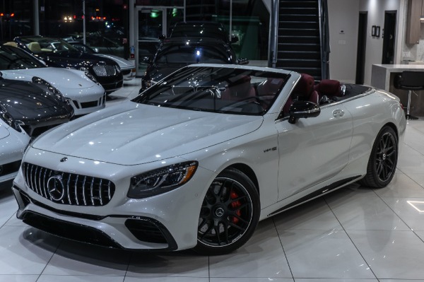 Used 2019 Mercedes-Benz S63 AMG Cabriolet 4Matic Exclusive Pkg AMG Night Vision Pkg MSRP $197k+ Only 183 Miles! for sale Sold at Chicago Motor Cars in West Chicago IL 60185 3