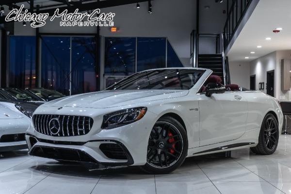Used 2019 Mercedes-Benz S63 AMG Cabriolet 4Matic Exclusive Pkg AMG Night Vision Pkg MSRP $197k+ Only 183 Miles! for sale Sold at Chicago Motor Cars in West Chicago IL 60185 1