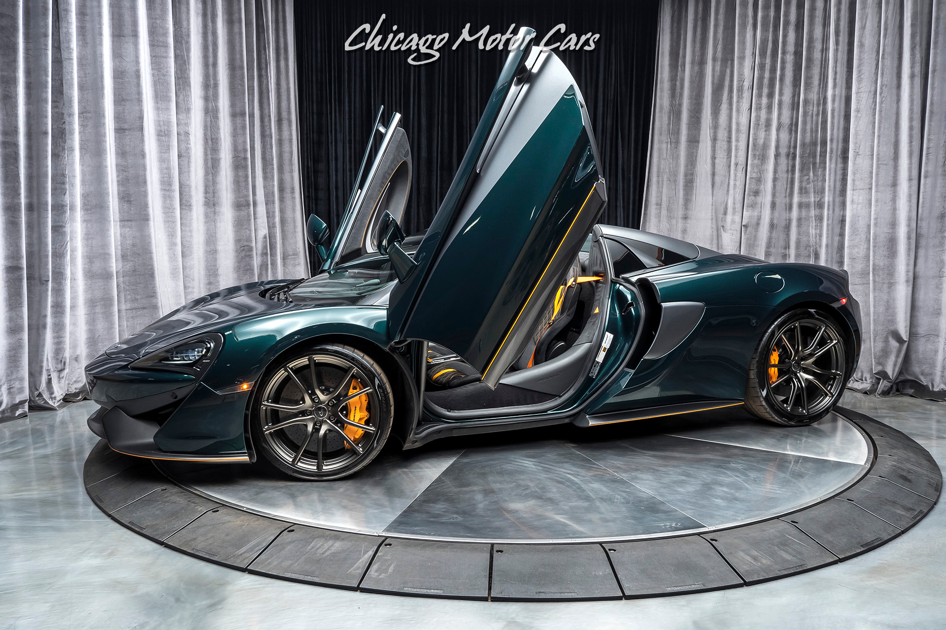 Used 2018 McLaren 570S Spider Convertible MSRP $251k+ Upgrades! Carbon Fiber! for sale Sold at Chicago Motor Cars in West Chicago IL 60185 1
