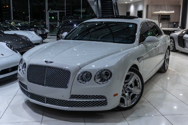 Used 2014 Bentley Flying Spur W12 Sedan LOADED Glacier White! for sale Sold at Chicago Motor Cars in West Chicago IL 60185 4