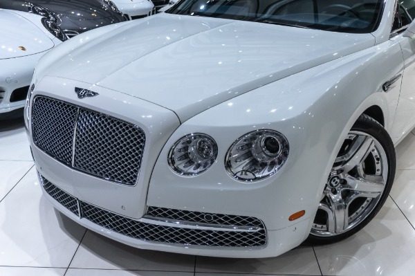 Used 2014 Bentley Flying Spur W12 Sedan LOADED Glacier White! for sale Sold at Chicago Motor Cars in West Chicago IL 60185 5