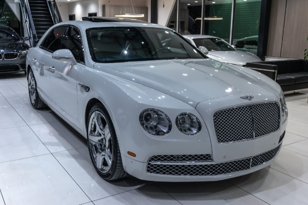 Used 2014 Bentley Flying Spur W12 Sedan LOADED Glacier White! for sale Sold at Chicago Motor Cars in West Chicago IL 60185 6
