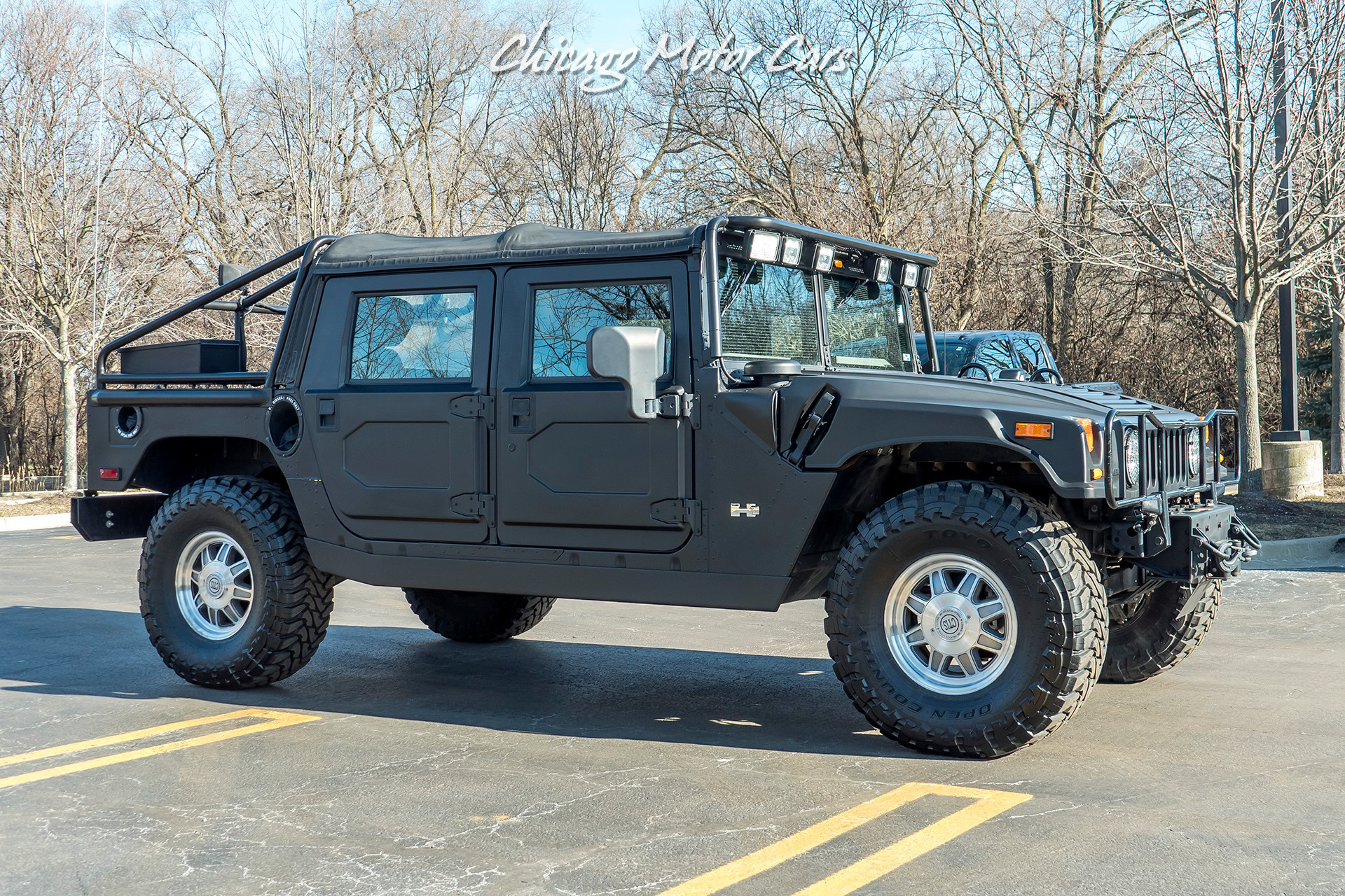 Used-2002-HUMMER-H1-Open-Top-4WD-Diesel-Winch-Only-25k-Original-Miles