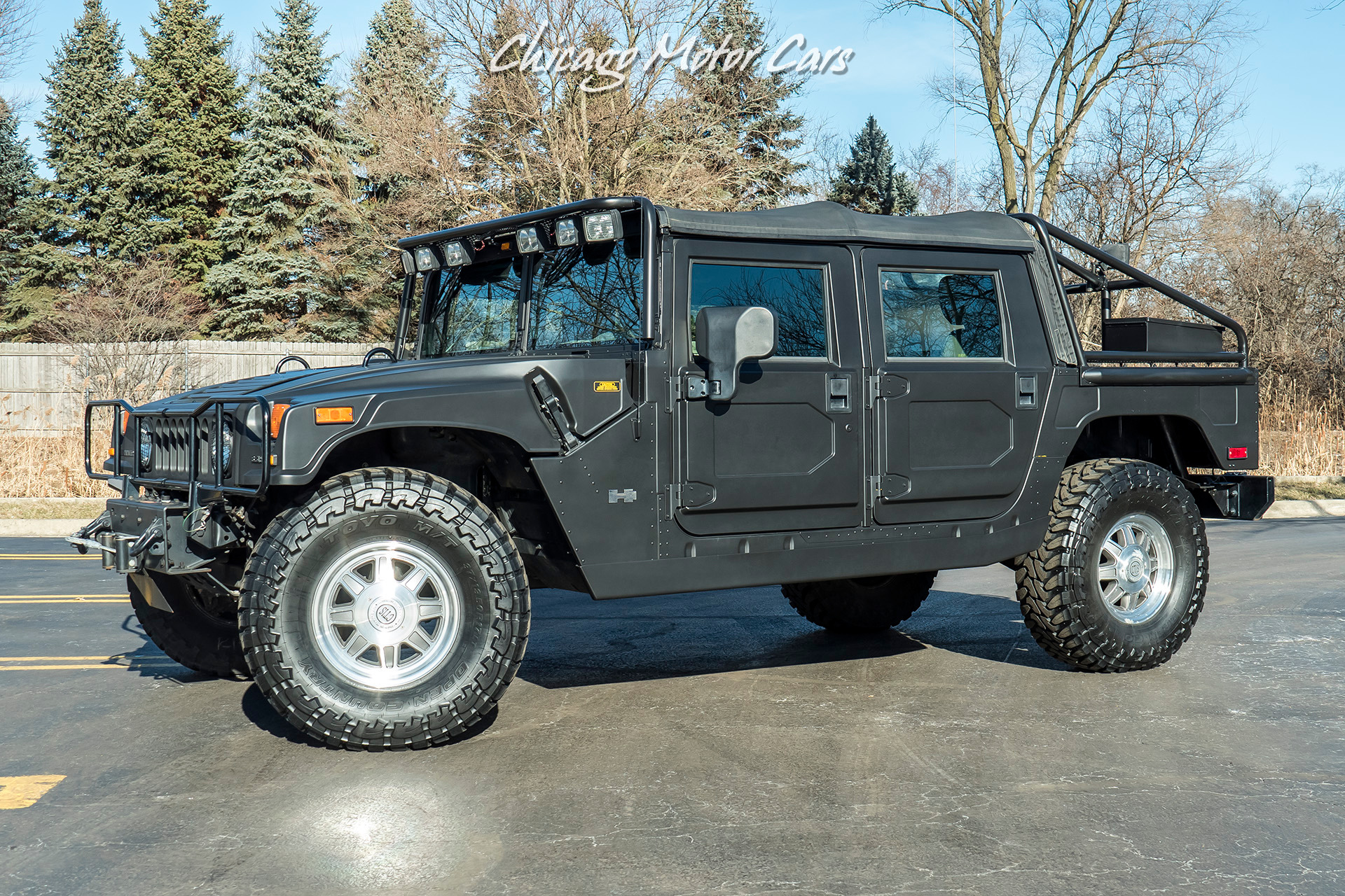 Used 2002 HUMMER H1 Open Top 4WD Diesel Winch Only 25k Original Miles