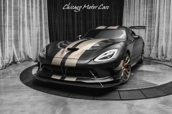 Used 2017 Dodge Viper GTC ACR Extreme Aero VERY SPECIAL FACTORY BUILD! #00001 for sale Sold at Chicago Motor Cars in West Chicago IL 60185 2