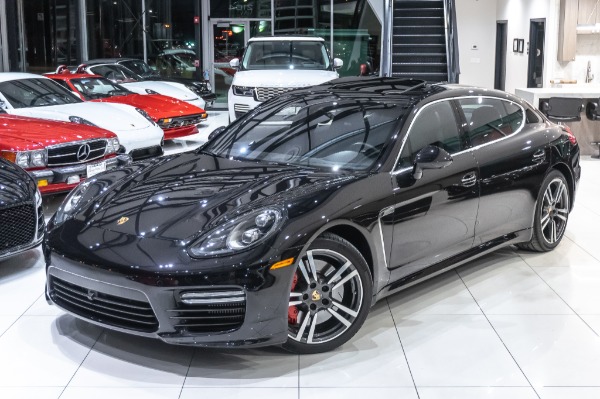 Used 2014 Porsche Panamera Turbo Executive AWD Carbon Fiber Int + Sport Exhaust MSRP $180k+ for sale Sold at Chicago Motor Cars in West Chicago IL 60185 3