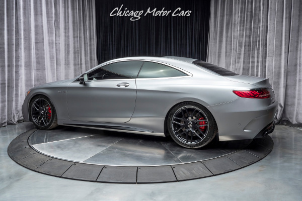 Used 2018 Mercedes-Benz S63 AMG Coupe MSRP $193,885+ Matte designo Alanite Grey! LOADED for sale Sold at Chicago Motor Cars in West Chicago IL 60185 3