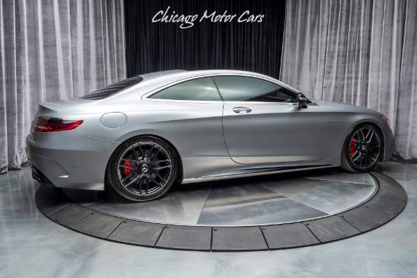 Used 2018 Mercedes-Benz S63 AMG Coupe MSRP $193,885+ Matte designo Alanite Grey! LOADED for sale Sold at Chicago Motor Cars in West Chicago IL 60185 5