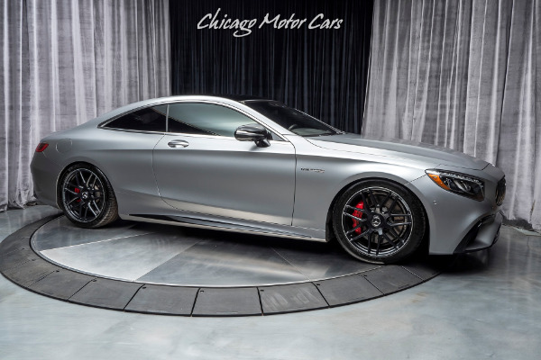 Used 2018 Mercedes-Benz S63 AMG Coupe MSRP $193,885+ Matte designo Alanite Grey! LOADED for sale Sold at Chicago Motor Cars in West Chicago IL 60185 6