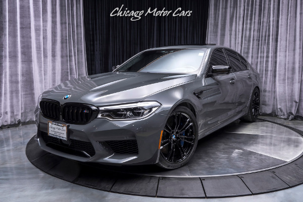 Used 2019 BMW M5 Competition Sedan MSRP $142K+ RARE GRIGIO TELESTO PEARL! PREMIUM PACKAGE! for sale Sold at Chicago Motor Cars in West Chicago IL 60185 2