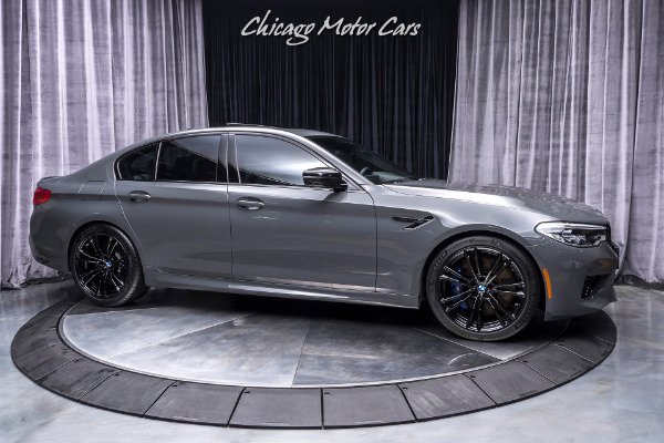 Used 2019 BMW M5 Competition Sedan MSRP $142K+ RARE GRIGIO TELESTO PEARL! PREMIUM PACKAGE! for sale Sold at Chicago Motor Cars in West Chicago IL 60185 6