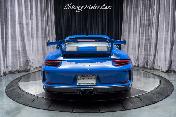 Used 2018 Porsche 911 GT3 Coupe 6-Speed Manual MSRP $192,640+ RARE PTS Maritime Blue for sale Sold at Chicago Motor Cars in West Chicago IL 60185 4