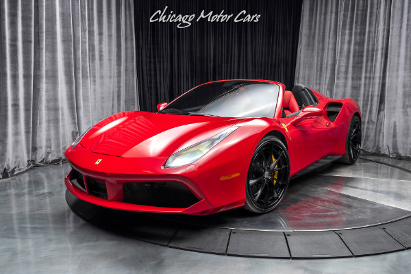 Used 2018 Ferrari 488 Spider Convertible 21/22 HRE PERFORMANCE WHEELS! CARBON FIBER! SPORT EXHAUST! for sale Sold at Chicago Motor Cars in West Chicago IL 60185 2