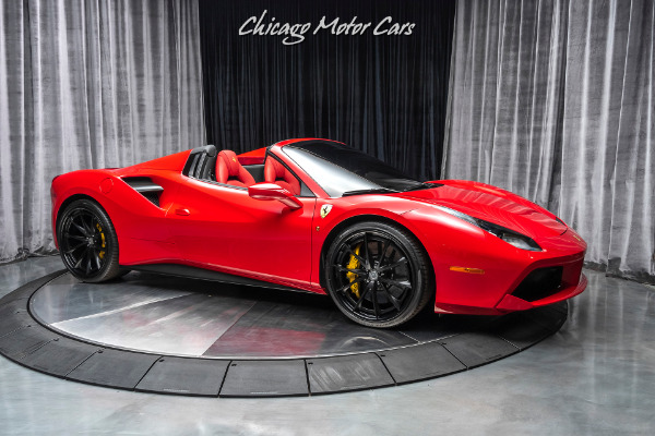 Used 2018 Ferrari 488 Spider Convertible 21/22 HRE PERFORMANCE WHEELS! CARBON FIBER! SPORT EXHAUST! for sale Sold at Chicago Motor Cars in West Chicago IL 60185 6
