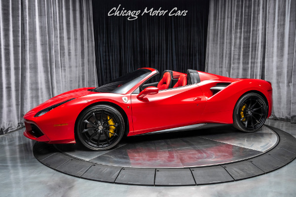 Used 2018 Ferrari 488 Spider Convertible 21/22 HRE PERFORMANCE WHEELS! CARBON FIBER! SPORT EXHAUST! for sale Sold at Chicago Motor Cars in West Chicago IL 60185 1