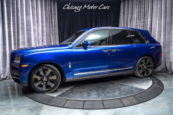 Used 2019 Rolls-Royce Cullinan SUV Only 2,500 Miles RARE Example! REAR Seat Entertainment! for sale Sold at Chicago Motor Cars in West Chicago IL 60185 1