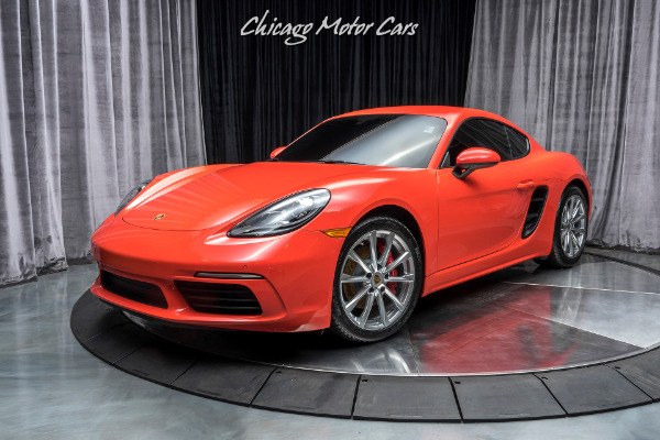 Used 2018 Porsche 718 Cayman S Coupe MSRP $81K+ 6-SPEED MANUAL! ONLY 2,200 MILES! for sale Sold at Chicago Motor Cars in West Chicago IL 60185 2