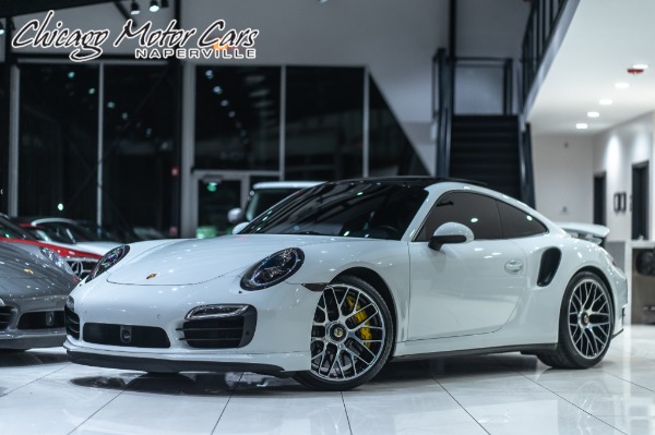 Used 2015 Porsche 911 Turbo S Coupe Premium Pkg Plus + Burmester MSRP $196k+ for sale Sold at Chicago Motor Cars in West Chicago IL 60185 1